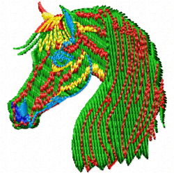 Horses Embroidery Design 9 Horses Embroidery Design 9